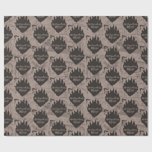 Harry Potter | Kaart HOGWARTS™ Castle Marauder Cadeaupapier (Vlak)