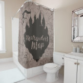 Harry Potter | Kaart HOGWARTS™ Castle Marauder Douchegordijn (In situ)
