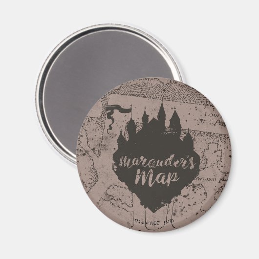 Harry Potter | Kaart HOGWARTS™ Castle Marauder Magneet (Voorkant / Achterkant)
