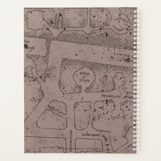 Harry Potter| Kaart HOGWARTS™ Castle Marauder Planner (Achterkant)