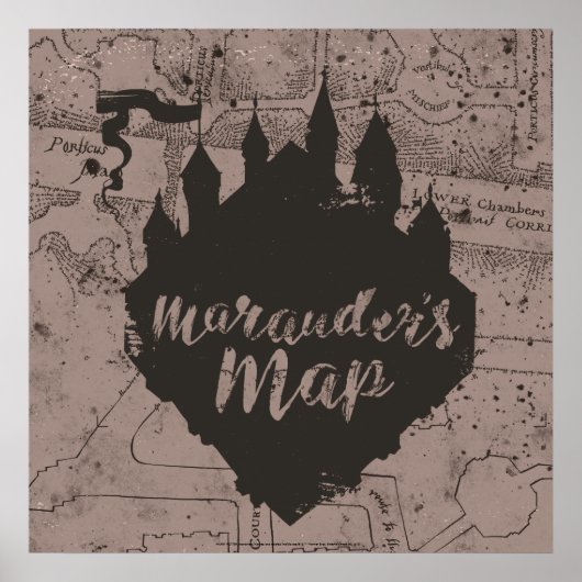 Harry Potter | Kaart HOGWARTS™ Castle Marauder Poster (Voorkant)