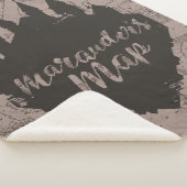 Harry Potter | Kaart HOGWARTS™ Castle Marauder Sherpa Deken (3/4)