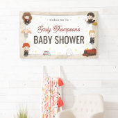 Harry Potter Karakter Magische Baby Shower Spandoek (Insitu)