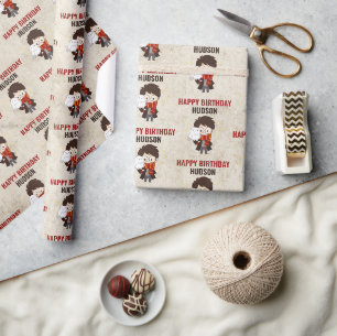 HARRY POTTER™ Karakter Magische Boog Verjaardag Cadeaupapier