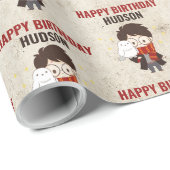 HARRY POTTER™ Karakter Magische Boog Verjaardag Cadeaupapier (Rol Hoek)