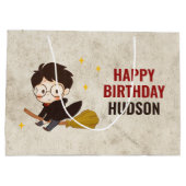 HARRY POTTER™ Karakter Magische Boog Verjaardag Groot Cadeauzakje (Achterkant)