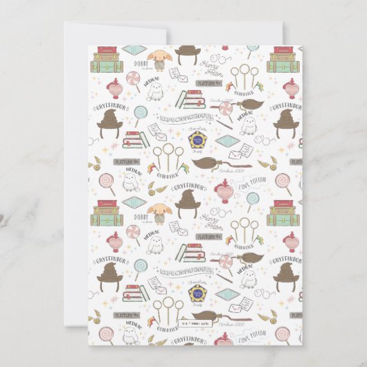 Harry Potter Karakter Magische Boog Verjaardag Kaart (Achterkant)