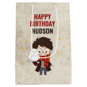 HARRY POTTER™ Karakter Magische Boog Verjaardag Medium Cadeauzakje (Achterkant)