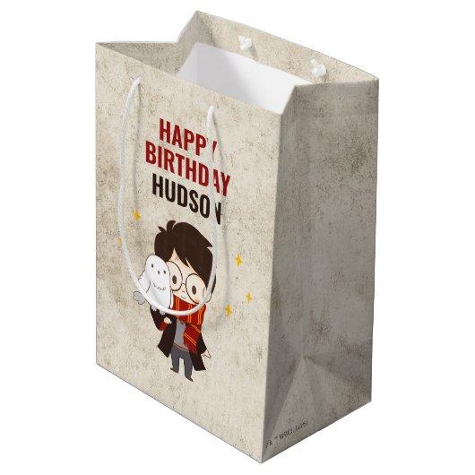 HARRY POTTER™ Karakter Magische Boog Verjaardag Medium Cadeauzakje (Achterkant Gekanteld)
