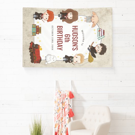 HARRY POTTER™ Karakter Magische Boog Verjaardag Spandoek (Insitu)