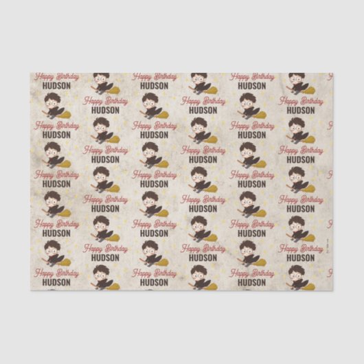 HARRY POTTER™ Karakter Magische Boog Verjaardag Tissuepapier (Voorkant)