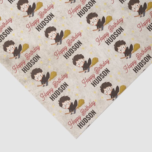 HARRY POTTER™ Karakter Magische Boog Verjaardag Tissuepapier (Detail)