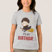 HARRY POTTER™ Karakter Magische Boog Verjaardag Tri-Blend Shirt (Voorkant)