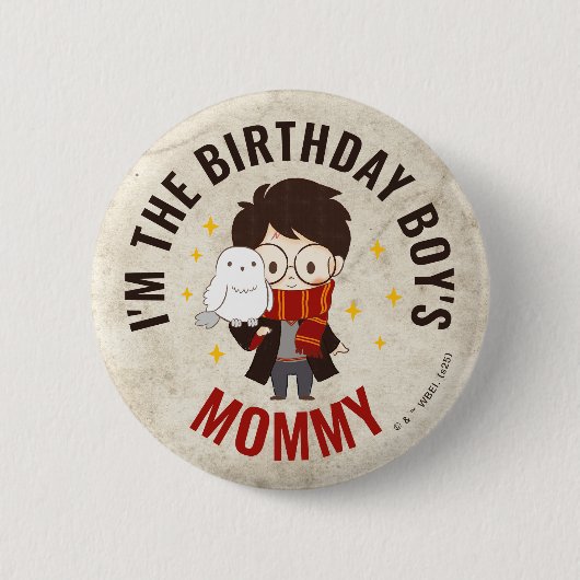 HARRY POTTER™ Karakter Magische Verjaardagsboog Ronde Button 5,7 Cm (Voorkant)