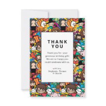 Harry Potter Karakter Patroon Verjaardag Dank u