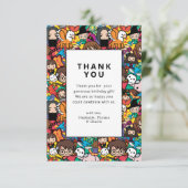 Harry Potter Karakter Patroon Verjaardag Dank u Kaart (Staand voorkant)