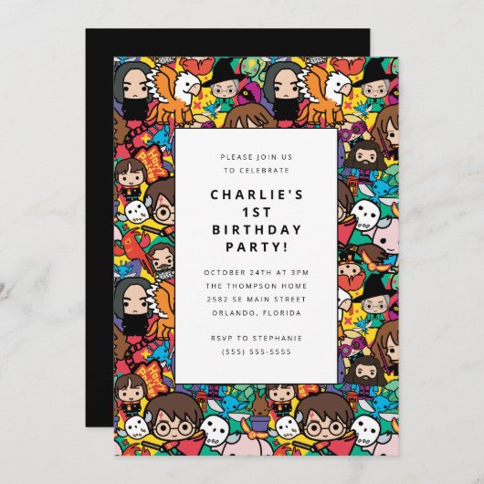 Harry Potter Karakter Patroon Verjaardag Kaart (Voorkant / Achterkant)