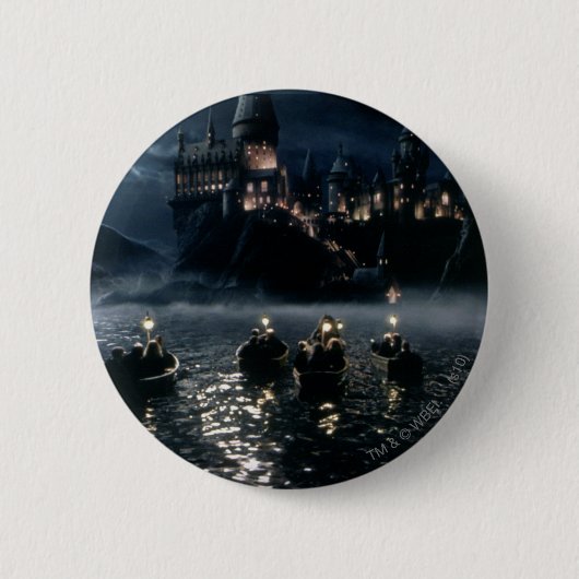 Harry Potter Kasteel | Aankomst bij Zweinstein Ronde Button 5,7 Cm (Voorkant)
