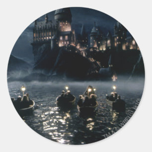 Harry Potter-kasteel   Aankomst in Zweinstein Ronde Sticker