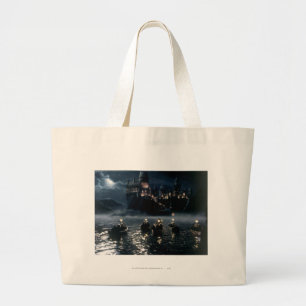 Harry Potter-kasteel Aankomst op Zweinstein Grote Tote Bag