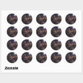 Harry Potter Kasteel | Grote Meer naar Zweinstein Ronde Sticker (Vel)