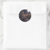 Harry Potter Kasteel | Grote Meer naar Zweinstein Ronde Sticker (Tas)