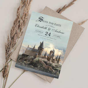 Harry Potter   Kasteel Hogwarts bewaar de datum Kaart