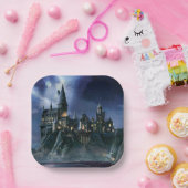 Harry Potter Kasteel | Hogwarts in het maanlicht Papieren Bordje (Feest)