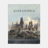 Harry Potter | Kasteel Hogwarts overdag Fleece Deken (Voorkant)