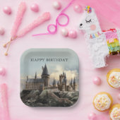 Harry Potter | Kasteel Hogwarts overdag Papieren Bordje (Feest)