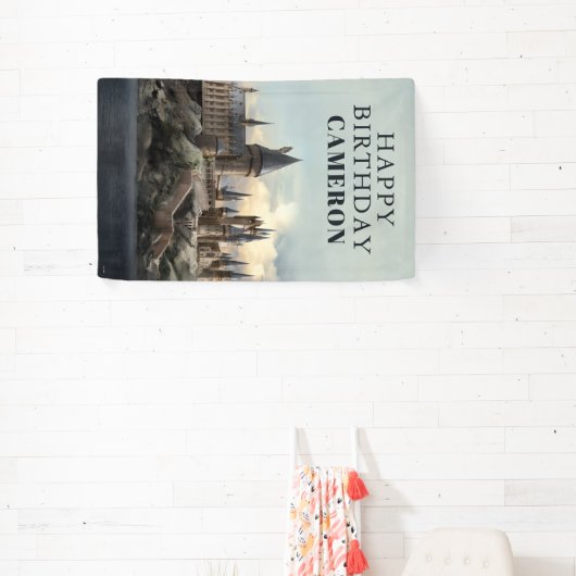 Harry Potter | Kasteel Hogwarts overdag Spandoek (Insitu)