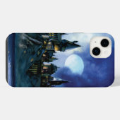 Harry Potter Kasteel | Hogwarts 's Nachts iPhone Hoesje (Achterkant horizontaal)