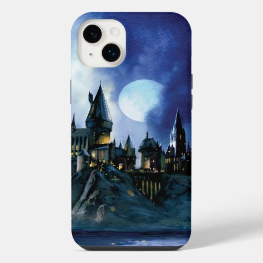 Harry Potter Kasteel | Hogwarts 's Nachts iPhone Hoesje (Achterkant)