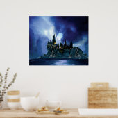 Harry Potter Kasteel | Hogwarts 's Nachts Poster (Keuken)