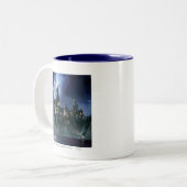 Harry Potter Kasteel | Maanverlichte Hogwarts Tweekleurige Koffiemok (Voorkant links)