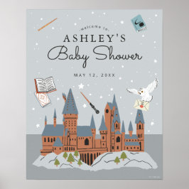 Harry Potter | Kasteel van Hogwarts Baby Shower Poster