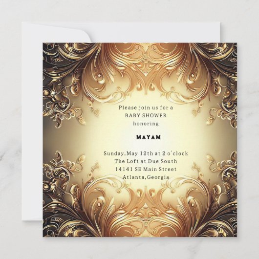 Harry Potter | Kasteel van Hogwarts Babyfeestje Kaart (Voorkant)