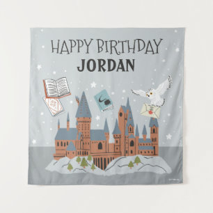 Harry Potter Kasteel van Hogwarts Gefeliciteerd Wandkleed