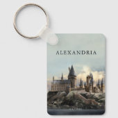 Harry Potter | Kasteel van Hogwarts overdag Sleutelhanger (Voorkant)