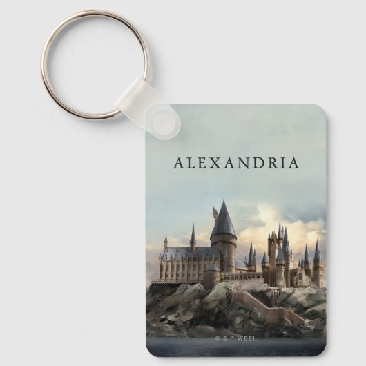 Harry Potter | Kasteel van Hogwarts overdag Sleutelhanger (Voorkant)