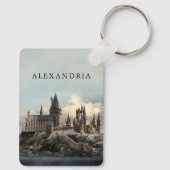 Harry Potter | Kasteel van Hogwarts overdag Sleutelhanger (Achterkant)