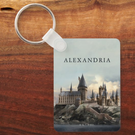 Harry Potter | Kasteel van Hogwarts overdag Sleutelhanger (Voorkant)