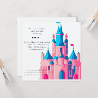 Harry Potter | Kasteel van Zweinstein Baby Shower Kaart