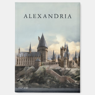 Harry Potter   Kasteel van Zweinstein overdag Magneet