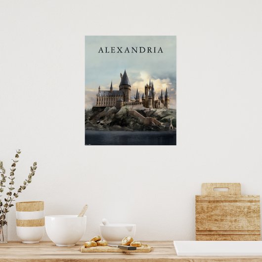 Harry Potter | Kasteel van Zweinstein overdag Poster (Keuken)