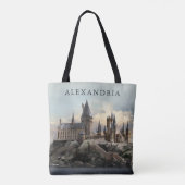 Harry Potter | Kasteel van Zweinstein overdag Tote Bag (Achterkant)