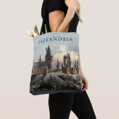 Harry Potter | Kasteel van Zweinstein overdag Tote Bag (Dichtbij)