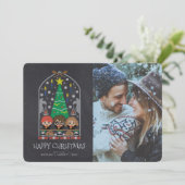 HARRY POTTER™ Kerst Kruissteek Kaart (Staand voorkant)