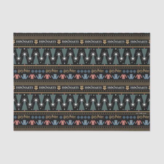 HARRY POTTER™ Kersttrui Breipatroon Tissuepapier (Voorkant)