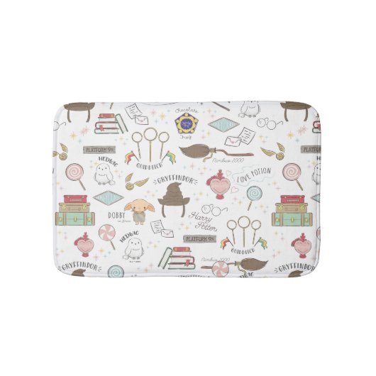 HARRY POTTER™ Klein Magisch Patroon Badmat (Voorkant)